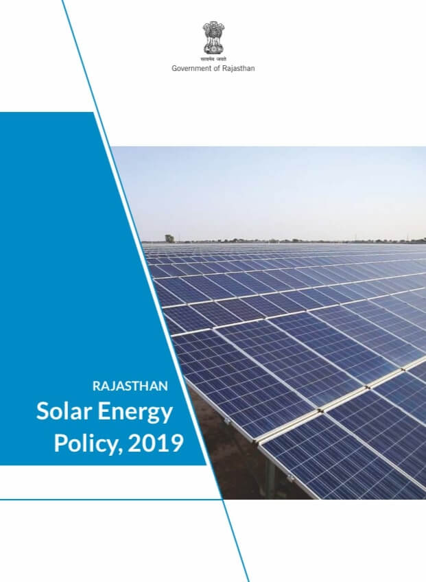 Rajasthan Solar Energy Policy 2019 - Download PDF | Features | Summary | Provisions