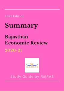 Economic Review Summary 2020-21 by RajRAS