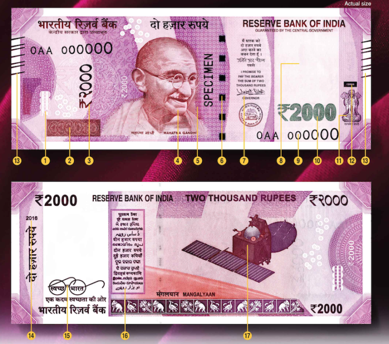 Currency Printing In India And Features Of New 2000 And 500 Rupee Notes