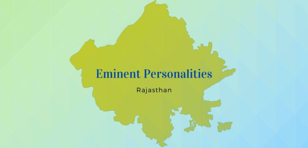 Famous Personalities of Rajasthan