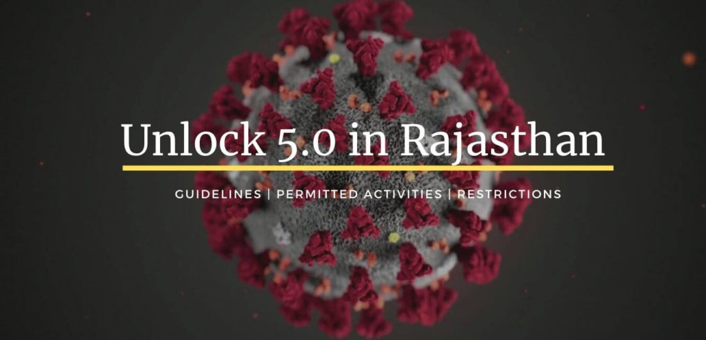 Guidelines for Unlock 5 in Rajasthan for October 2020