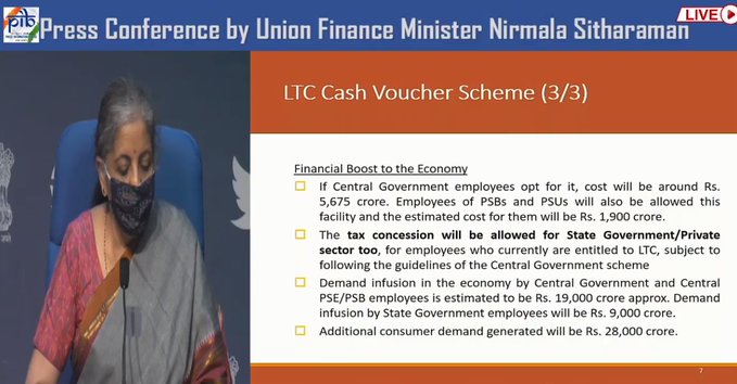 LTC Cash Voucher Scheme by Central Government