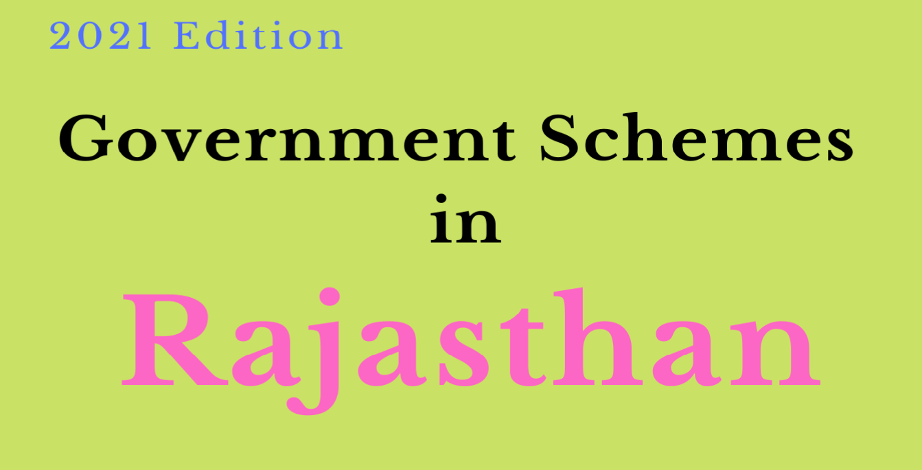 Important Government Schemes in Rajasthan 2021 PDF