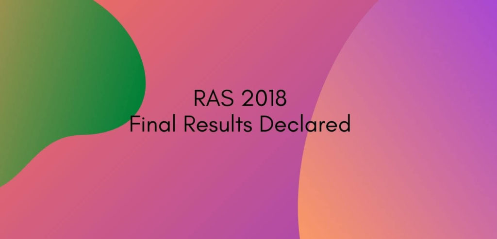 RAS 2018 Result